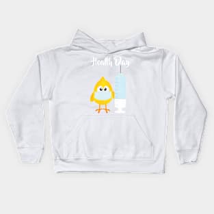 Little Chick the Doctor Kids Hoodie